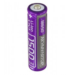 Акумулятор 18650 Rablex, (Li-ion 3.7V 1500mAh) Акумулятор 18650 Rablex, (Li-ion 3.7V 1500mAh)