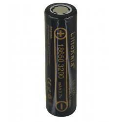 Акумулятор 18650 LiitoKala Lii-32A ICR, без захисту, 10А, (Li-ion 3.7V 3200 мАг)