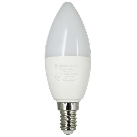 Лампа світлодіодна Enerlight LED C37, E14, 7W, 4100K