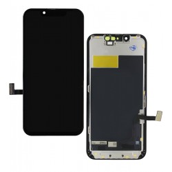 Дисплей для Apple iPhone 13 mini, черный, с рамкой, копия, (TFT), ZY-IN CELL