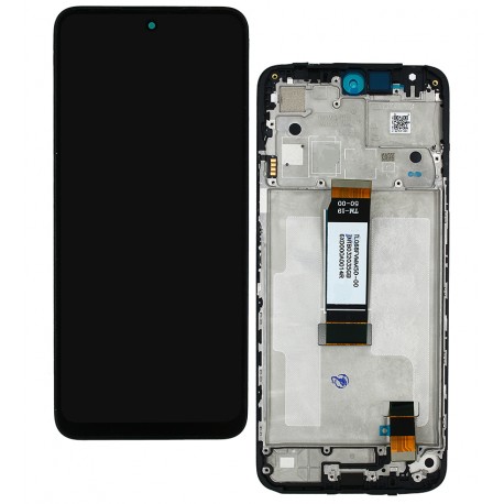 Дисплей для Xiaomi Redmi 12, чорний, з тачскрином, High Copy, з рамкою