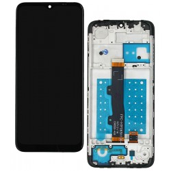 Дисплей для Motorola E7 (XT2095), чорний, із сенсорним екраном (дисплейний модуль), з рамкою Дисплей для Motorola E7 (XT2095), чорний, із сенсорним екраном (дисплейний модуль), з рамкою
