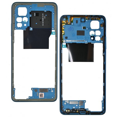 Средняя часть корпуса для Xiaomi Redmi Note 11 Pro, синяя