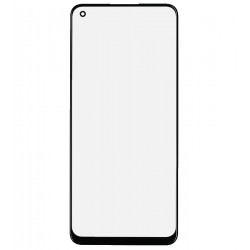 Скло дисплея Oppo A96 (5G), з OCA-плівкою, чорне