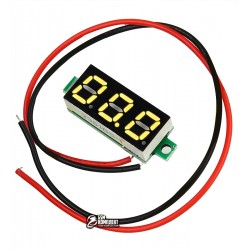 Вольтметр цифровий 4V - 30V, 0,28 "жовтий Вольтметр цифровий 4V - 30V, 0,28 "жовтий