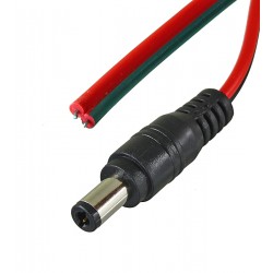 Штекер 5.5/2.5 із проводом 0.2м 0.2мм