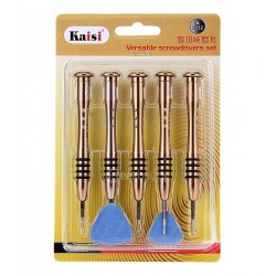 Набор отверток Kaisi KS-5222 (отвёртки: -2.0, +1,5, +1.2, *0.8, *1.2, 2 медиатора) Набор отверток Kaisi KS-5222 (отвёртки: -2.0, +1,5, +1.2, *0.8, *1.2, 2 медиатора)