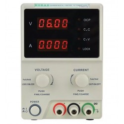 Лабораторний блок живлення Korad KA3005D, одноканальний, трансформаторний, 30V 5A, з цифровою індикацією Лабораторний блок живлення Korad KA3005D, одноканальний, трансформаторний, 30V 5A, з цифровою індикацією