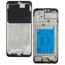 Середня частини корпуса для Samsung A025F/DS Galaxy A02s, чорний, рамка кріплення дисплея