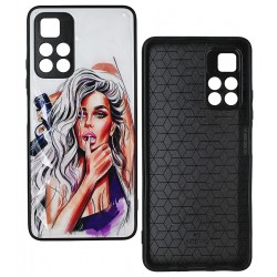 Чехол для Xiaomi Redmi Note 11 5G, Poco M4 Pro 5G, Ladies purple Prism, пластик-силикон Чехол для Xiaomi Redmi Note 11 5G, Poco M4 Pro 5G, Ladies purple Prism, пластик-силикон