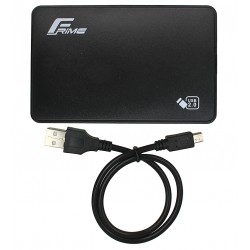 Карман зовнішній для жорсткого диску 2.5" Frime (FHE10.25U20) USB 2.0 Black