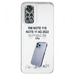 Чохол для Xiaomi Redmi Note 11 4G/Redmi Note 11S, Space, силікон, прозорий