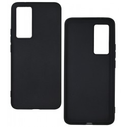 Чехол для Xiaomi Redmi 12T / 12T Pro, Black Matt( Joy), матовый силикон, черный