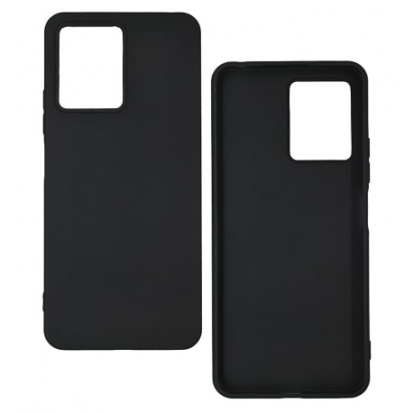 Чехол для Xiaomi Redmi Note 12 4G, Black Matt( Joy), матовый силикон, черный