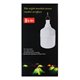 Лампа для кемпинга 50Вт аккумуляторная с USB-зарядкой и крючком, Белая / Подвесной аварийный фонарь