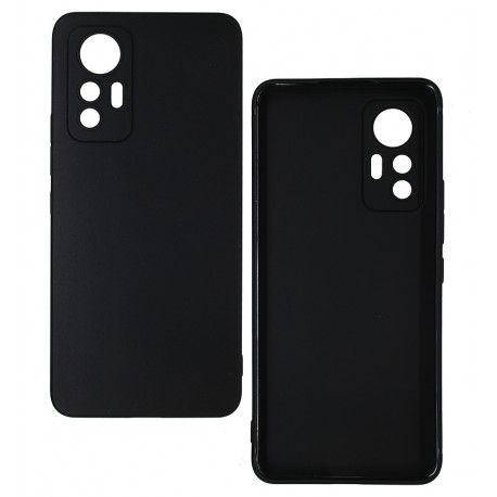 Чохол для Xiaomi Redmi 12 Lite, Black Matt (Joy), матовий силікон, чорний