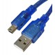 Кабель Mini-USB – USB, DKE2, 1.5 метра, синій