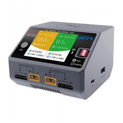 Зарядное устройство HOTA D6 Pro Dual 325W 15A 1-6S LiPo AC/DC, с щупами, максимальная комплектация
