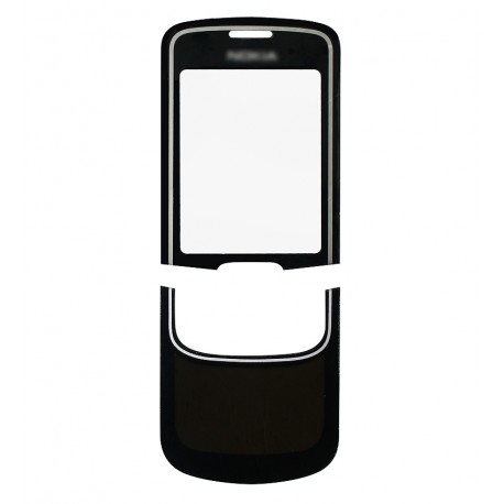 Скло корпусу для Nokia 8600, чорне, повний комлект