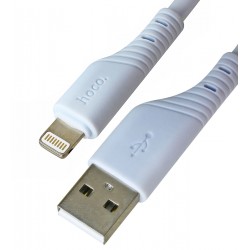 Кабель Lightning - USB, Hoco X97 Crystal color Silicone, 2.4A, круглий, 1 метр