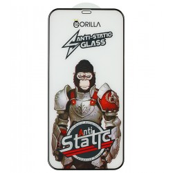 Захисне скло для Apple iPhone 12 Pro Max, Full Glue, Gorilla Anti-Static, 0.3 мм, чорне