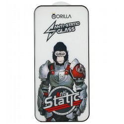Защитное стекло для Apple iPhone 14 Pro Max, Full Glue, Gorilla Anti-Static, 0.3 мм, чёрное Защитное стекло для Apple iPhone 14 Pro Max, Full Glue, Gorilla Anti-Static, 0.3 мм, чёрное