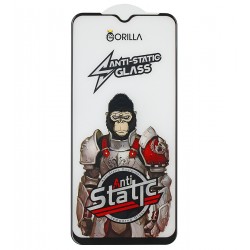 Защитное стекло для Samsung A20S/ A12/ A02S/ A02/ M12/ M02S/ A03S/ A03 Core, Full Glue, Gorilla Anti-Static, 0.3 мм, чёрное