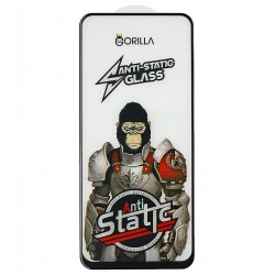 Защитное стекло для Xiaomi Redmi Note 12 4G, Full Glue, Gorilla Anti-Static, 0.3 мм, чёрное