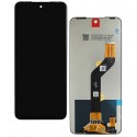 Дисплей для Infinix Hot 12 Play NFC, черный, без рамки, оригинал (PRC), X6816D