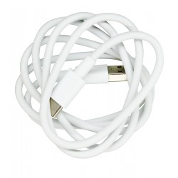 Кабель Type-C - USB, Xiaomi High Copy, силиконовый, 1 метр, 6А, белый