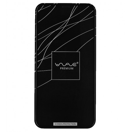 Захисне скло для iPhone Xr, iPhone 11, 2.5D, WAVE Premium, чорне