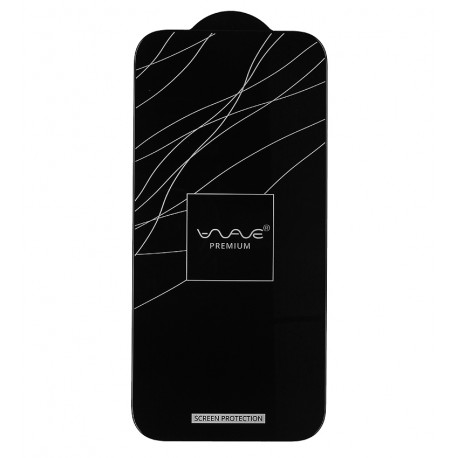 Захисне скло для iPhone 14 Pro, 2.5D, WAVE Premium, чорне
