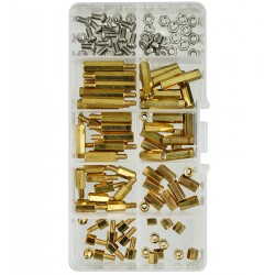 Набір кріплення М3 стійка, гвинт, гайка 120шт. Набір кріплення М3 стійка, гвинт, гайка 120шт.