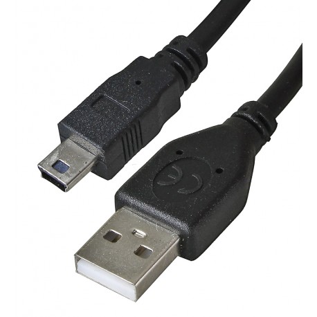Кабель Mini-USB - USB, Cablexpert CCP-USB2-AM5P-6, преміум, 5-pin, 1,8 метра, чорний