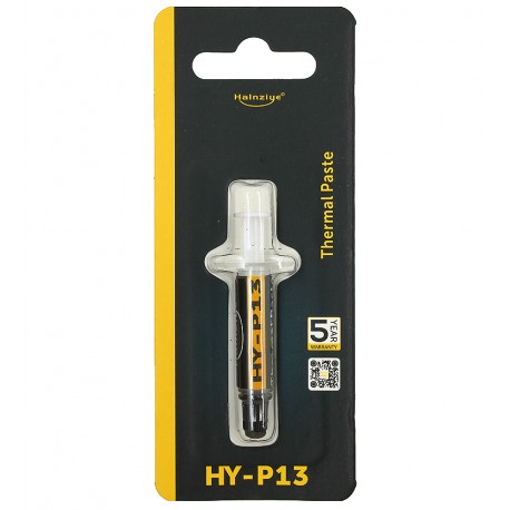 Термопаста HY-P13 Halnziye (серая) 13,4w/m-k, 0,5 г, шприц