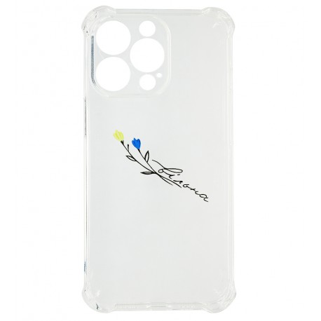 Чохол для iPhone 13 Pro Wave Freedom, прозорий силікон, freedom