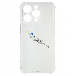 Чехол для iPhone 14 Pro WAVE Love of the state, прозрачный силикон, freedom Чехол для iPhone 14 Pro WAVE Love of the state, прозрачный силикон, freedom