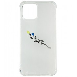 Чохол для iPhone 12/12 Pro Wave Freedom, прозорий силікон, freedom Чохол для iPhone 12/12 Pro Wave Freedom, прозорий силікон, freedom