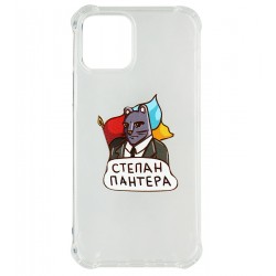 Чехол для iPhone 12/12 Pro WAVE Love of the state, прозрачный силикон, stepan pantera