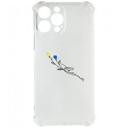 Чехол для iPhone 13 Pro Max WAVE Love of the state, прозрачный силикон, freedom