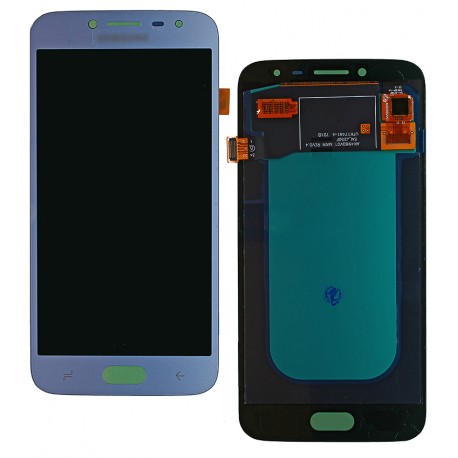 Дисплей для Samsung J250 Galaxy J2 (2018), голубой, с сенсорным экраном (дисплейный модуль), (OLED), High Copy