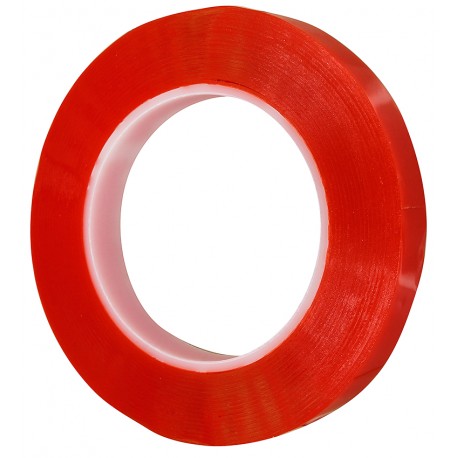 3M™ Двухсторонний скотч 15мм х 25м, толщина 0.21 мм красный, копия