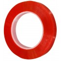 3M Двосторонній скотч 15мм х 25м, товщина 0.21 мм червоний, China quality