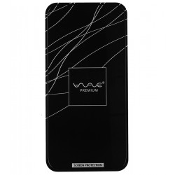 Захисне скло для iPhone 13, iPhone 13 Pro, iPhone 14, 2.5D, WAVE Premium, чорне Захисне скло для iPhone 13, iPhone 13 Pro, iPhone 14, 2.5D, WAVE Premium, чорне