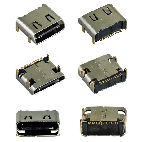 Коннектор зарядки, 14 pin, тип2, USB Type-C