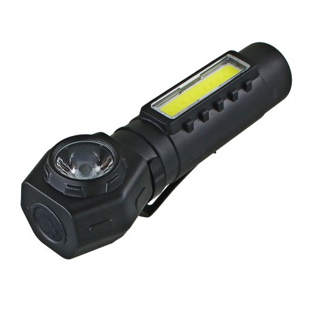 Фонарик налобный LED RL-212 |Type-C, XPE LED+COB, Magnetic fix torch| (black)