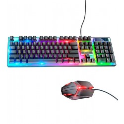 Клавіатура + миша Hoco Luminous gaming keyboard and mouse set GM18,дротовий комплект Клавіатура + миша Hoco Luminous gaming keyboard and mouse set GM18,дротовий комплект