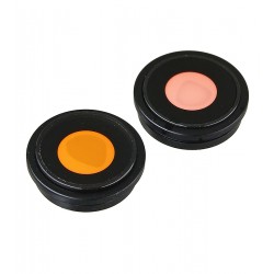 Скло камери для Apple iPhone 14 Plus, чорне, з рамкою, з покриттям антивідблиску, комплект 2 шт.