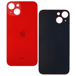 Задня панель корпуса для iPhone 13, красная, не нужно снимать стекло камеры, big hole Задня панель корпуса для iPhone 13, красная, не нужно снимать стекло камеры, big hole