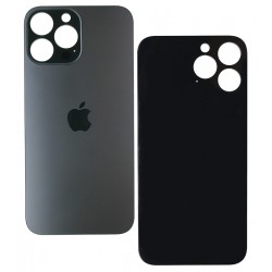 Задня панель корпуса для iPhone 13 Pro Max, серая, не нужно снимать стекло камеры, Graphite, big hole